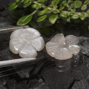 Achetez naturel 2,72ct marron pierre de lune gems, taille fleur, en provenance inde chez gemselect. en stock, livraison internationale!