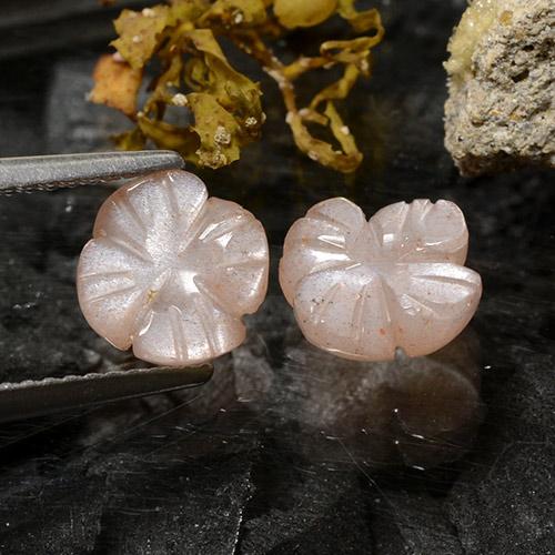 Achetez naturel 2,79ct marron pierre de lune gems, taille fleur, en provenance inde chez gemselect. en stock, livraison internationale!