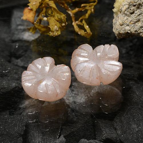 Achetez naturel 2,79ct marron pierre de lune gems, taille fleur, en provenance inde chez gemselect. en stock, livraison internationale!