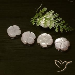 Shop natural 7.19ct Rose très clair Pierre de lune gems, Taille Fleur, from Inde at GemSelect. In stock, global shipping!