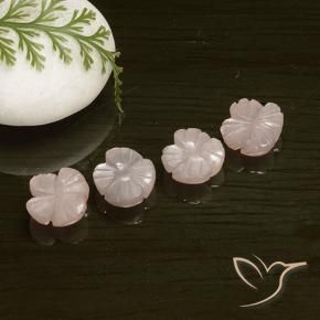 Shop natural 7.22ct Rose très clair Pierre de lune gems, Taille Fleur, from Inde at GemSelect. In stock, global shipping!
