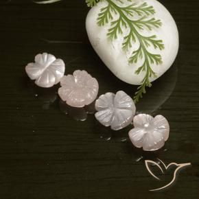 Shop natural 8.33ct Rose très clair Pierre de lune gems, Taille Fleur, from Inde at GemSelect. In stock, global shipping!
