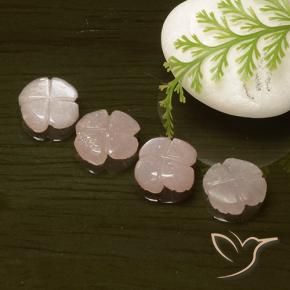 Shop natural 6.37ct Rose très clair Pierre de lune gems, Taille Fleur, from Inde at GemSelect. In stock, global shipping!