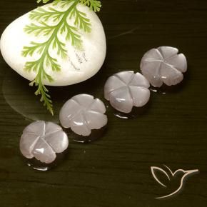 Shop natural 9.46ct Rose très clair Pierre de lune gems, Taille Fleur, from Inde at GemSelect. In stock, global shipping!