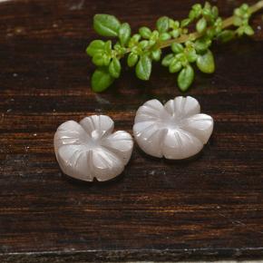 Achetez naturel 5,11ct marron pierre de lune gems, taille fleur, en provenance inde chez gemselect. en stock, livraison internationale!