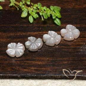 Shop natural 3.32ct Marron très clair Pierre de lune gems, Taille Fleur, from Inde at GemSelect. In stock, global shipping!