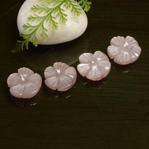 Achetez naturel 11,62ct rose pierre de lune gems, taille fleur, en provenance inde chez gemselect. en stock, livraison internationale!