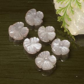 Achetez naturel 9,36ct rose pierre de lune gems, taille fleur, en provenance inde chez gemselect. en stock, livraison internationale!