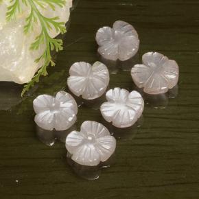 Achetez naturel 9,36ct rose pierre de lune gems, taille fleur, en provenance inde chez gemselect. en stock, livraison internationale!