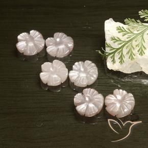 Achetez naturel 14,57ct rose pierre de lune gems, taille fleur, en provenance inde chez gemselect. en stock, livraison internationale!