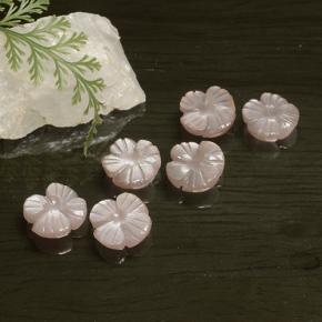 Achetez naturel 12,48ct rose pierre de lune gems, taille fleur, en provenance inde chez gemselect. en stock, livraison internationale!