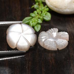 Achetez naturel 6,64ct rose pierre de lune gems, taille fleur, en provenance inde chez gemselect. en stock, livraison internationale!