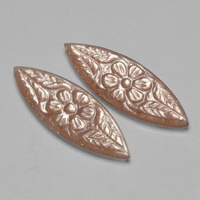 Achetez naturel 9,79ct marron pierre de lune gems, marquise, en provenance inde chez gemselect. en stock, livraison internationale!