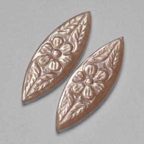 Achetez naturel 9,79ct marron pierre de lune gems, marquise, en provenance inde chez gemselect. en stock, livraison internationale!