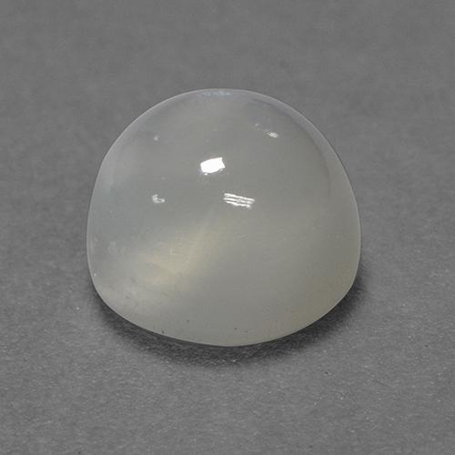 Pierre de Lune Blanc chaud naturelle Coupe roude, 1.93 ct, Transparent