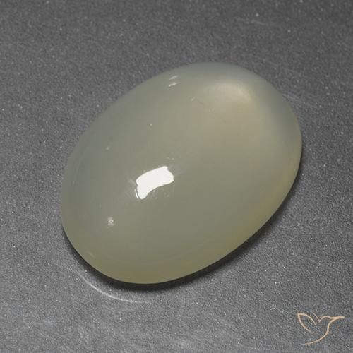 5.22ct Naturel Jaune clair Pierre de lune, ovale, Transparent