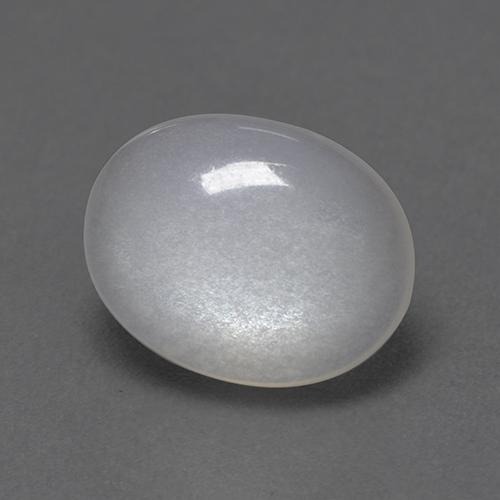 Pierre de Lune Blanc naturelle Coupe ovale, 2.24 ct, Transparent