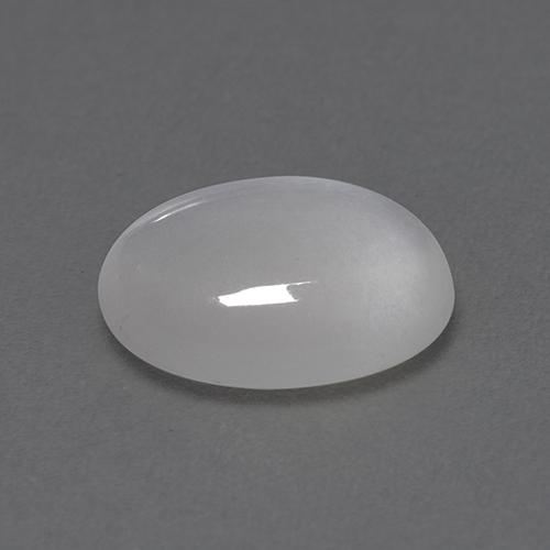 Pierre de Lune Blanc naturelle Coupe ovale, 2.24 ct, Transparent