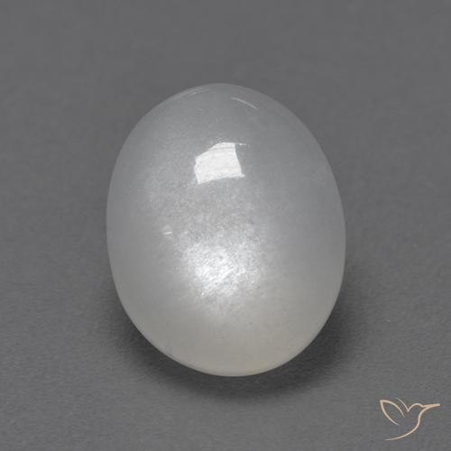 2.72ct Naturel Blanc Pierre de lune, ovale, Transparent