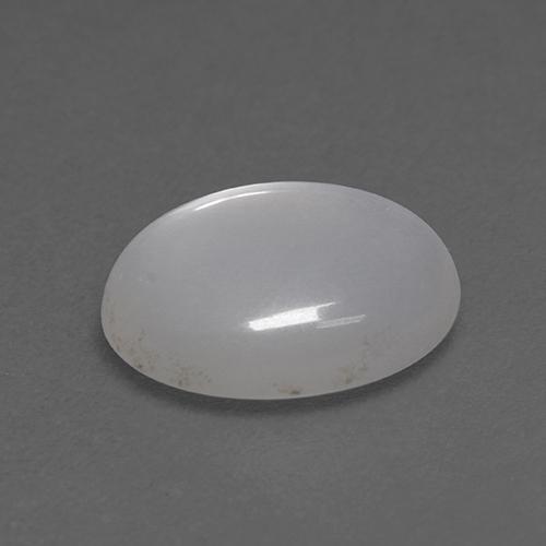 Pierre de lune blanc naturelle coupe ovale, 2,70 ct, transparent