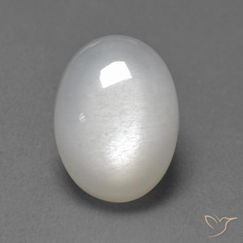 2.82ct Naturel Blanc Pierre de lune, ovale, Translucide
