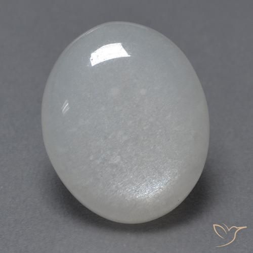 2.72ct Naturel Blanc Pierre de lune, ovale, Transparent