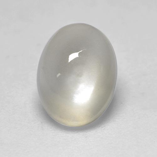 Pierre de Lune Blanc chaud naturelle Coupe ovale, 1.96 ct, Transparent
