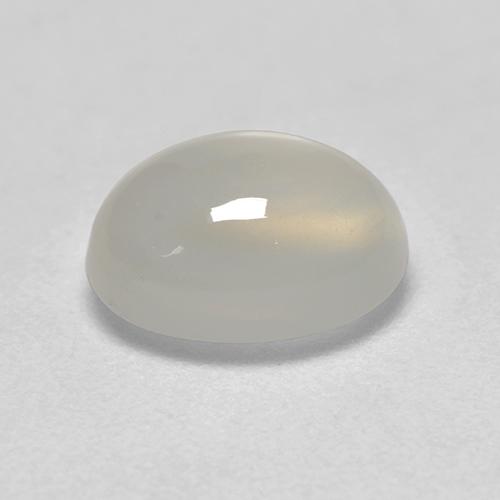 Pierre de Lune Blanc chaud naturelle Coupe ovale, 1.96 ct, Transparent
