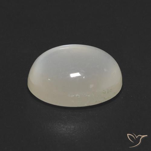 Pierre de lune Blanc cassé naturelle ovale, 2.08 ct, Transparent