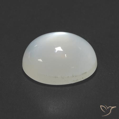 Pierre de lune Blanc cassé naturelle ovale, 2.20 ct, Transparent