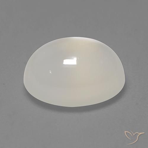 Pierre de lune Blanc cassé naturelle ovale, 2.11 ct, Translucide