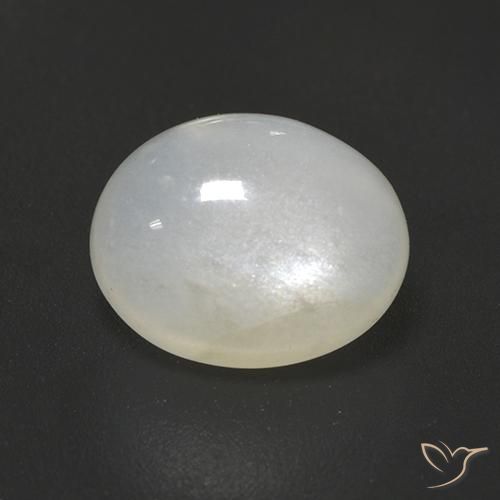 2.51ct Naturel Blanc translucide Pierre de lune, ovale, Translucide
