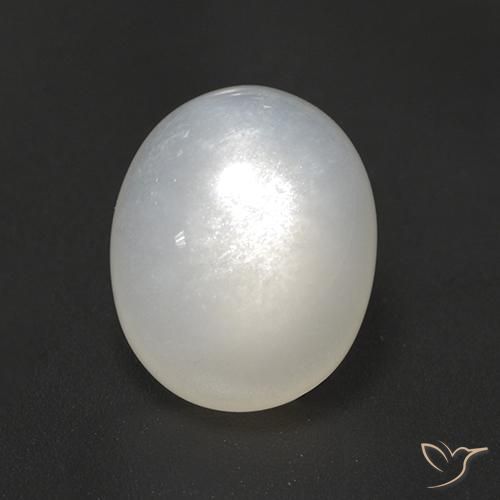 3.02ct Naturel Blanc translucide Pierre de lune, ovale, Translucide