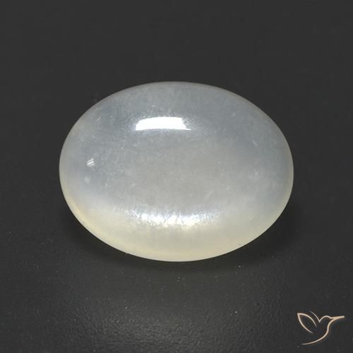 2.31ct Naturel Blanc perle Pierre de lune, ovale, Translucide