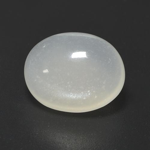 Pierre de lune blanc naturelle coupe ovale, 2,85 ct, translucide