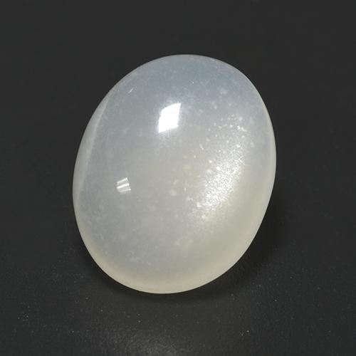Pierre de lune blanc naturelle coupe ovale, 2,85 ct, translucide