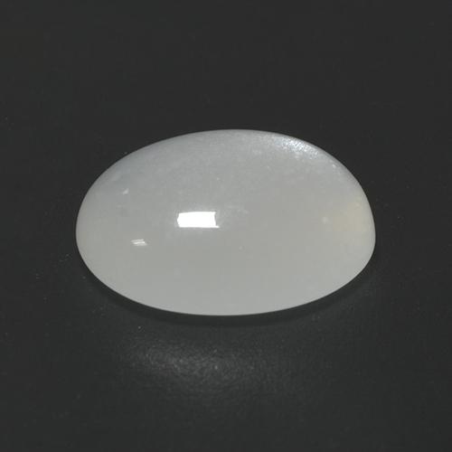 Pierre de lune blanc naturelle coupe ovale, 2,85 ct, translucide