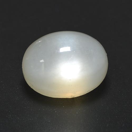 Pierre de Lune Blanc cassé naturelle Coupe ovale, 2.36 ct, Translucide