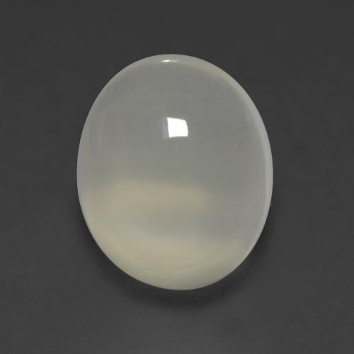 Pierre de lune gris naturelle coupe ovale, 4,22 ct, transparent