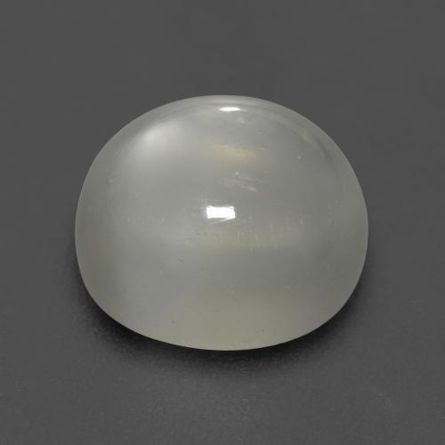Pierre de lune blanc naturelle coupe ovale, 5,26 ct, transparent