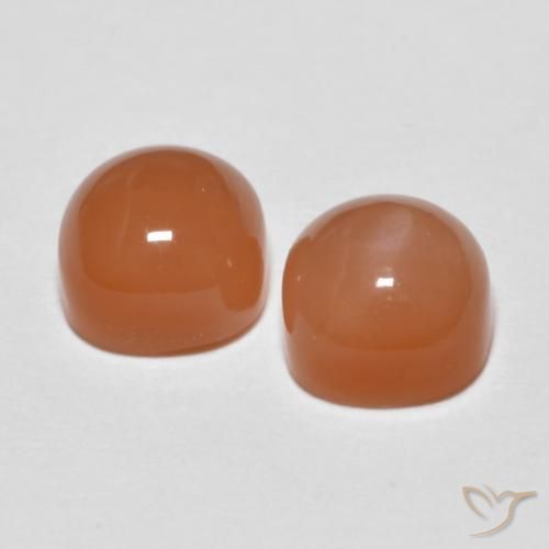 Shop natural 2.74ct Orange rougeâtre Pierre de lune gems, Coussin, from Inde at GemSelect. In stock, global shipping!