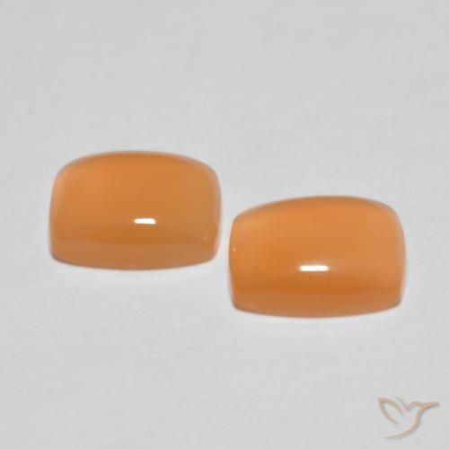Shop natural 2.61ct Orange rougeâtre Pierre de lune gems, Coussin, from Inde at GemSelect. In stock, global shipping!