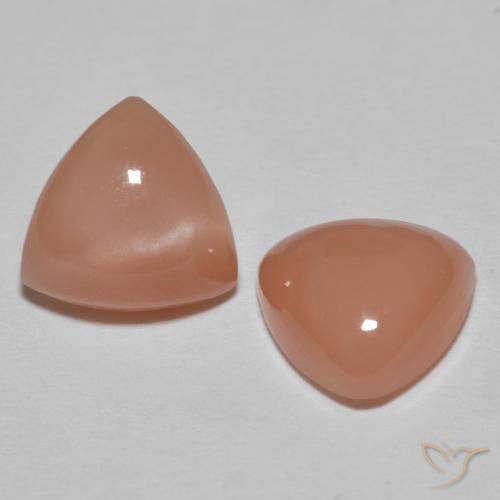 Shop natural 3.52ct Pinkish Peach Pierre de lune gems, Trillion, from Inde at GemSelect. In stock, global shipping!