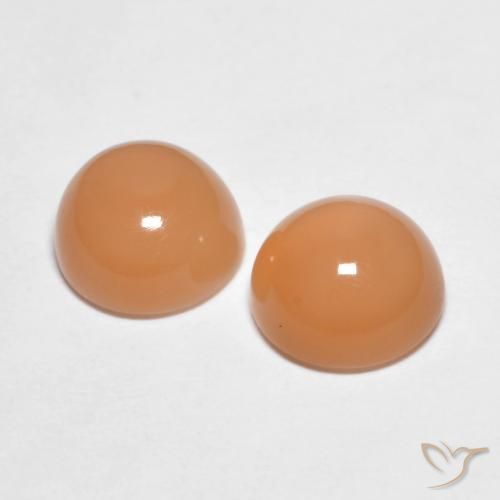 Shop natural 3.04ct Orange cantaloup Pierre de lune gems, Tour, from Inde at GemSelect. In stock, global shipping!