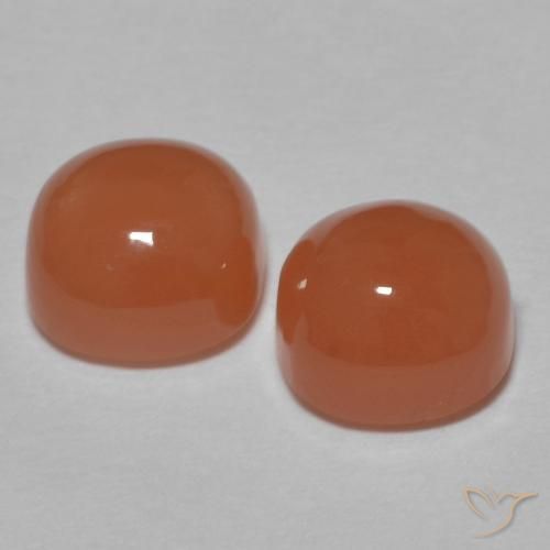 Shop natural 2.32ct Orange foncé Pierre de lune gems, Coussin, from Inde at GemSelect. In stock, global shipping!