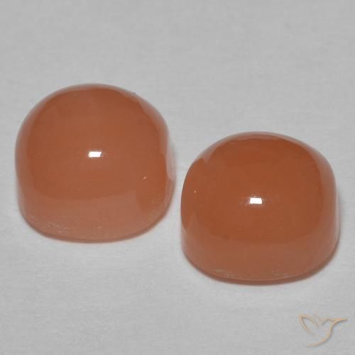 Shop natural 2.41ct Pêche brunâtre Pierre de lune gems, Coussin, from Inde at GemSelect. In stock, global shipping!