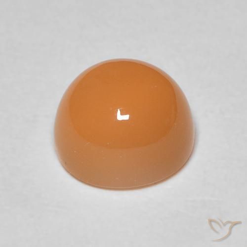 Pierre de lune Orange cantaloup naturelle Tour, 1.92 ct, Translucide
