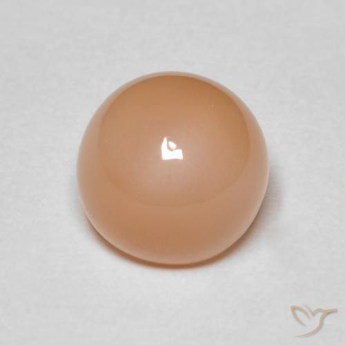 2.04ct Naturel Medium Light-Orange Pierre de lune, Tour, Opaque