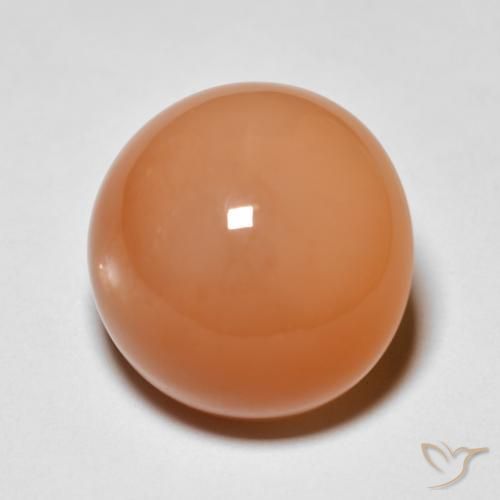 Pierre de lune Pêche Orange naturelle Tour, 11.97 ct, Opaque