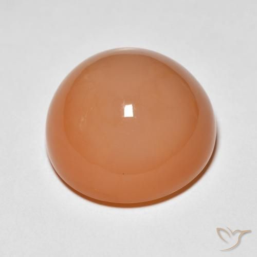 Pierre de lune Pêche Orange naturelle Tour, 11.97 ct, Opaque